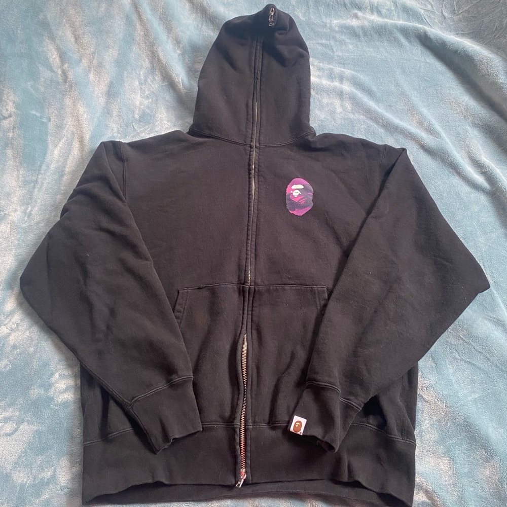 A bathing ape full zip hoodie